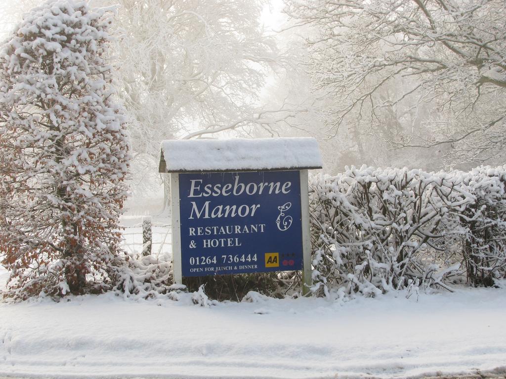 Esseborne Manor Hotel Hurstbourne Tarrant Bagian luar foto